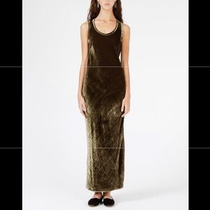 Creatures of Comfort Redwood Velvet Dress, Size 6